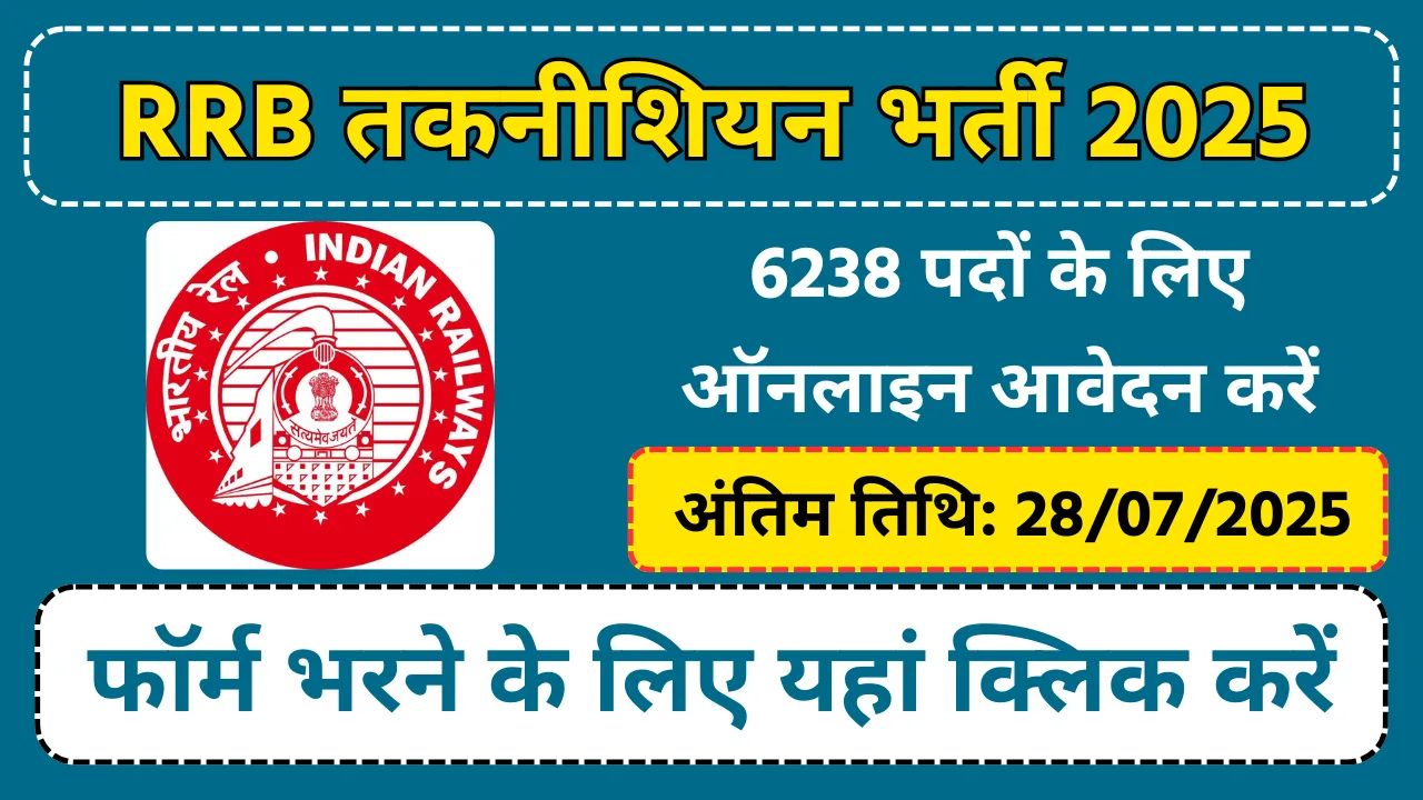 RRB Technician Recruitment 2025